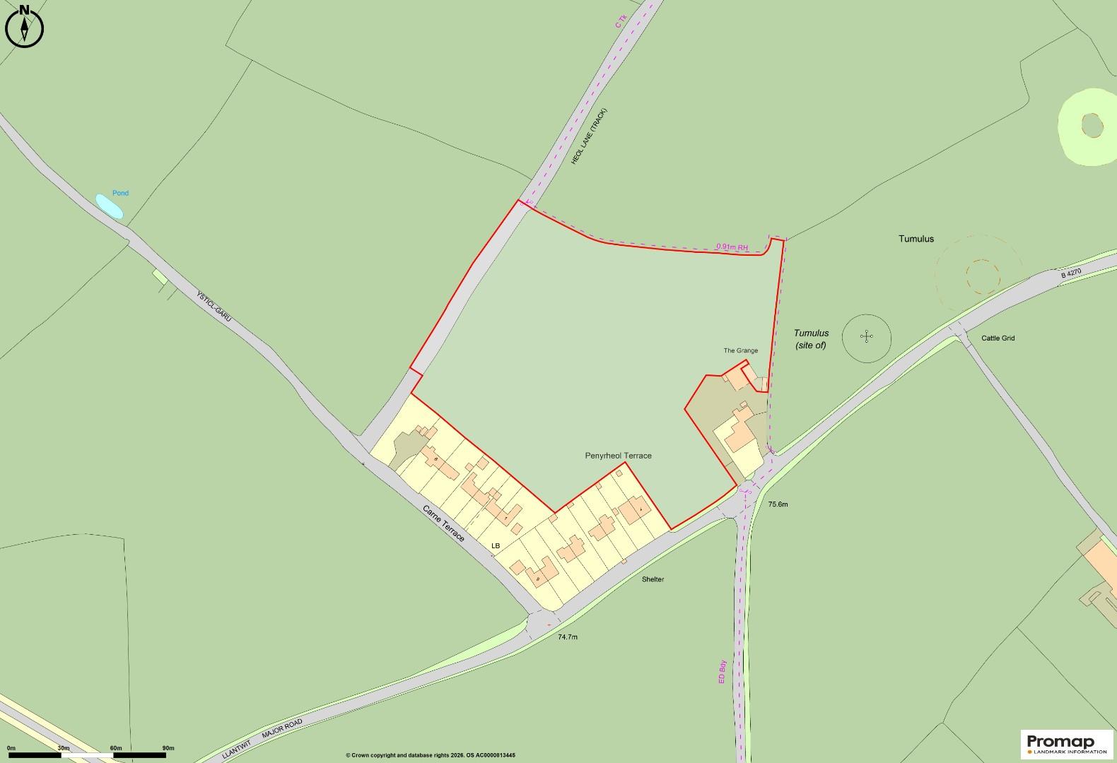 Approximately 6.064 acres of Agricultural Land, Adjacent to Carne Terrace, Llysworney, Cowbridge CF71 7LN